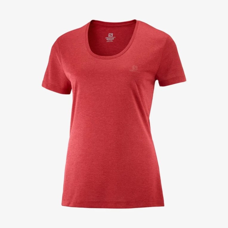 Red Salomon Agile Short Sleeve Women's T-Shirts | IE IH9861